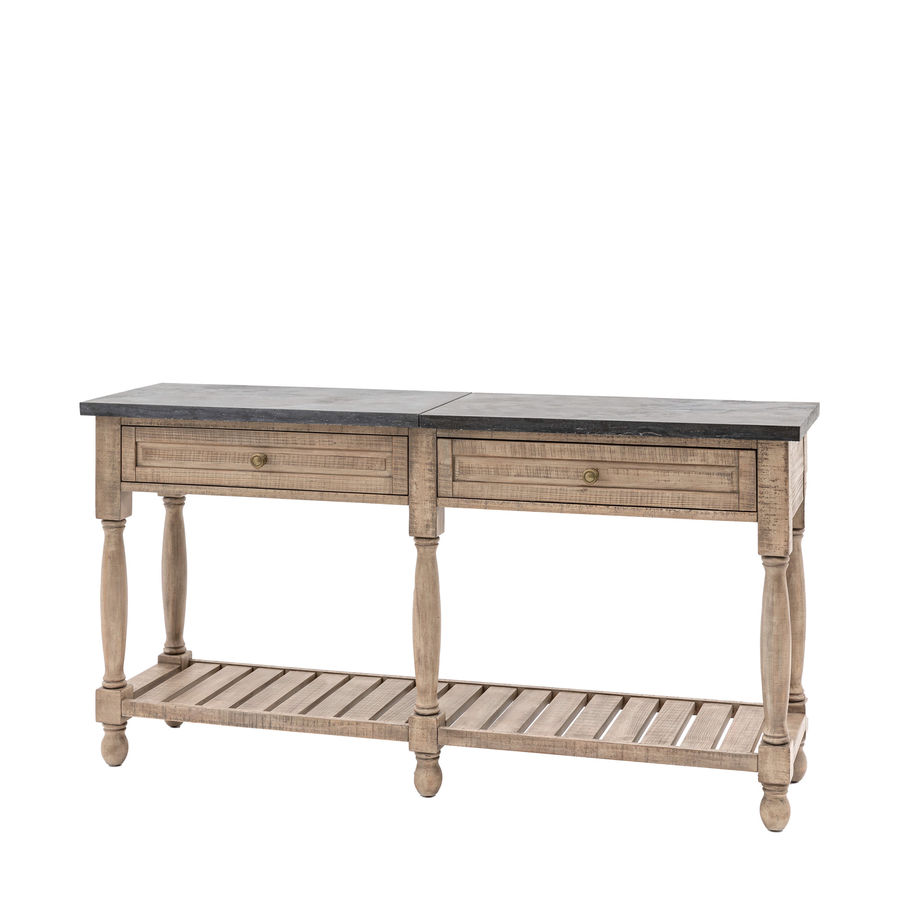 Bowen Natural Pine Wood Console Table